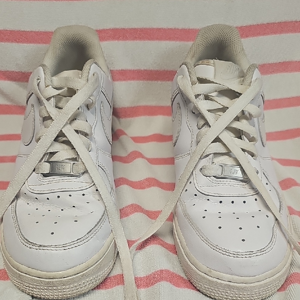 Nike White AF1 Women's Sneakers